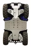 Skid plate full set (aluminium): Yamaha Kodiak 700: (2016+) - ATV aluminium hasplåtar - 0217600 - 1