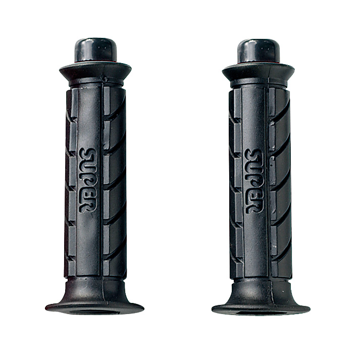 POIGNEES SUPER GRIP NOIRES 125 MM - MC Handtags - IN10 - 1