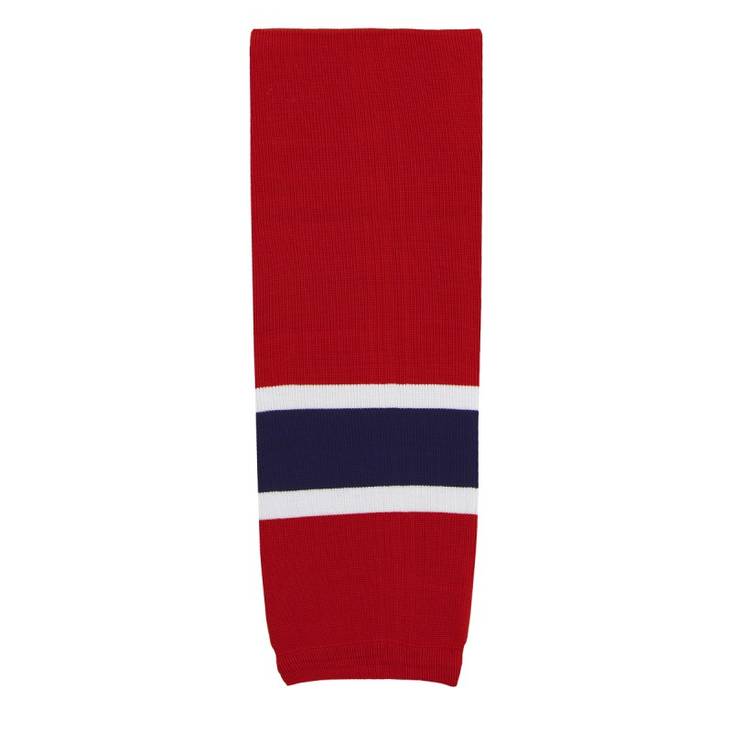 Edge Ishockeystrumpor, röd/ vit/ navy - senior - Ishockey tillbehör - kl722580 - 1