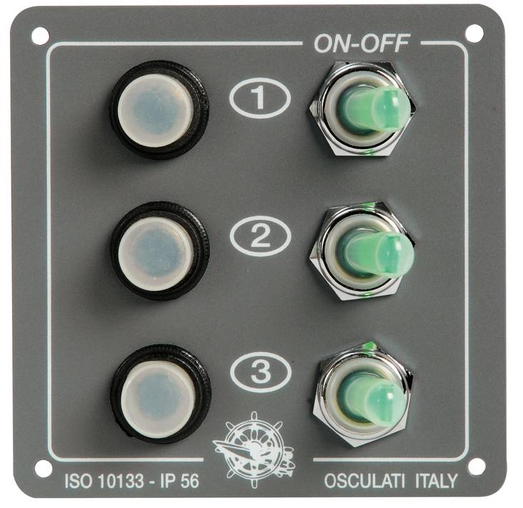 3 switches automatic fuse - Säkrings- och elpaneler - M14-800-00 - 1