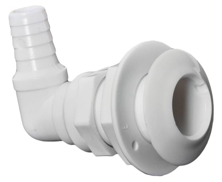 Thru hull 90°w.plastic-1x25mm - Genomföring - M17-395-00 - 1