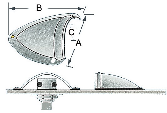 S.S thru hull protection small - Genomföring - M17-213-60 - 1