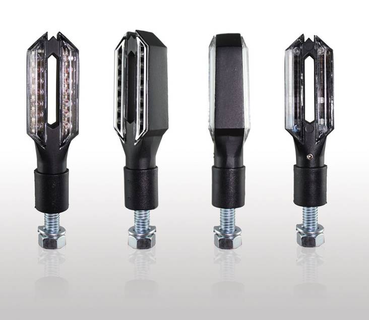 Chaft Douglas LED blinkers, svart - MC Blinkers - IN740 - 1