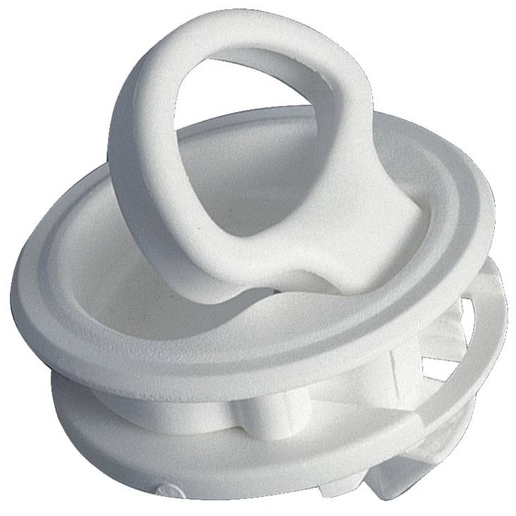 Nylon flush ring pull white - Däcksbeslag och tillbehör - M38-147-00 - 1