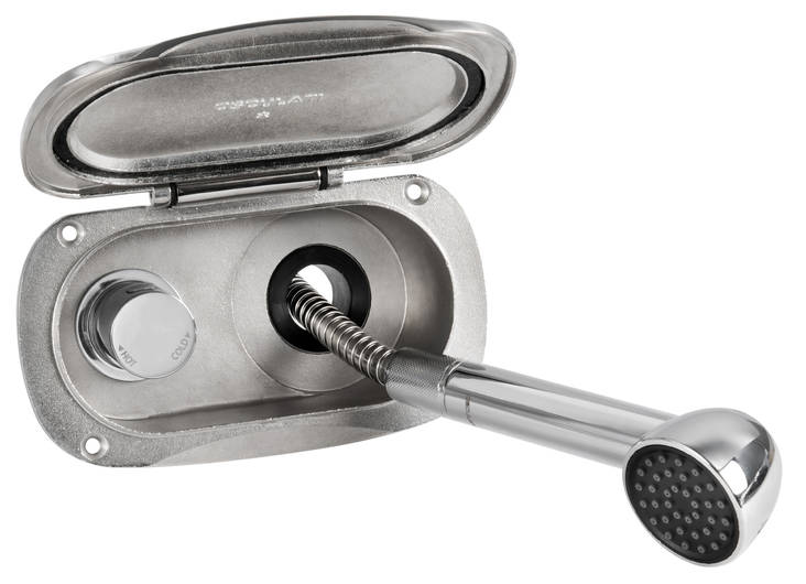 Osculati Elissa deck shower w/Keji mixer SS hose 2.5m - Duschar och blandare - M15-324-30 - 1