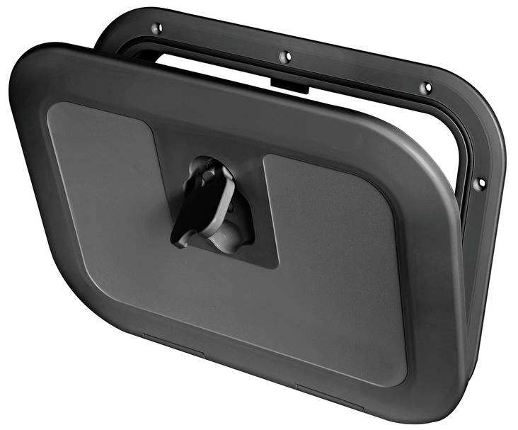 Osculati inspektionslucka svart 380x280mm - Luckor och fack - M20-291-50 - 1