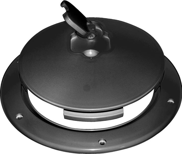 Inspection cover black 265x215mm - Luckor och fack - M20-840-50 - 0