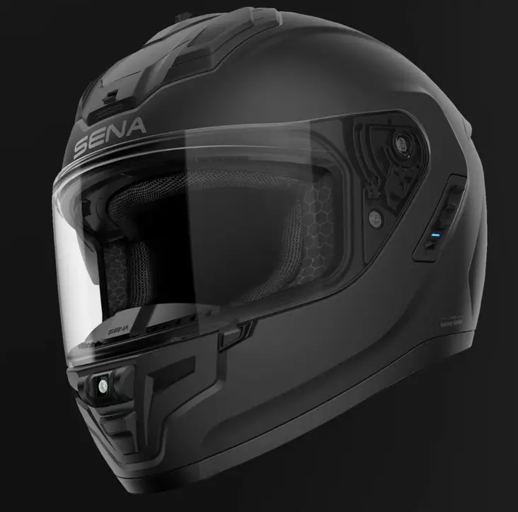 MC-hjälm Sena Phantom Mesh, matt svart - MC integralhjälmar - 298-3-26000 - 1