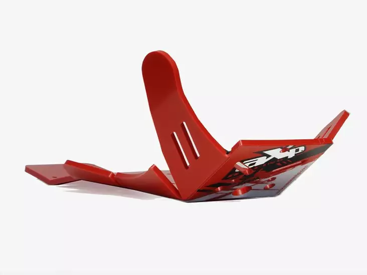 AXP xtrem hdpe hasplåt röd GAS-GAS mc250f/ex250f/ex350f 21-23 - Motocross hasplåt - 397-AX1630 - 1