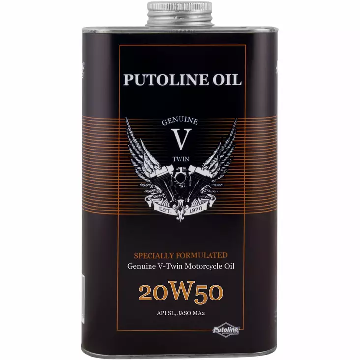 Putoline Genuine V-Twin 20W-50 Motorolja 1L - 4-T Motoroljor - 554-74110 - 1