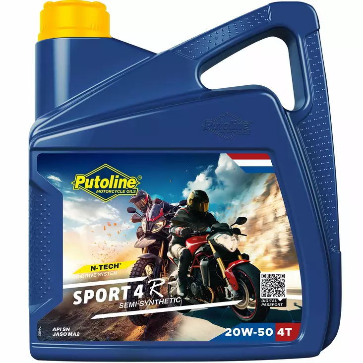 Putoline Sport 4R 20W-50 Motorolja 4L - 4-T Motoroljor - 554-74400 - 1