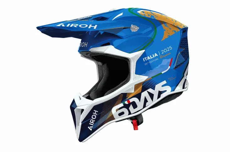 Crosshjälm Airoh Wraaap 6DAYS Italy 2025 blank - Crosshjälmar - 57-26040 - 1