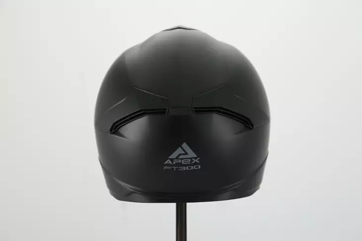 MC-hjälm APEX FT300, matt svart - MC integralhjälmar - 700-25030 - 1