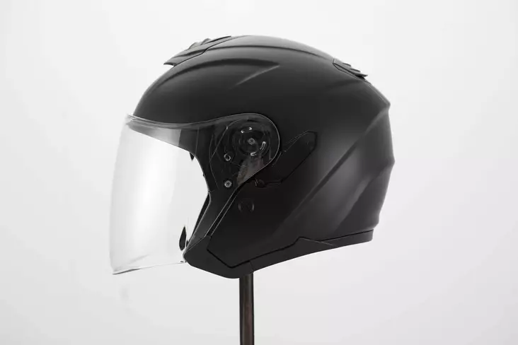 MC-hjälm APEX JT300, matt svart - MC öppningsbara och öppna hjälmar - 700-25080 - 1