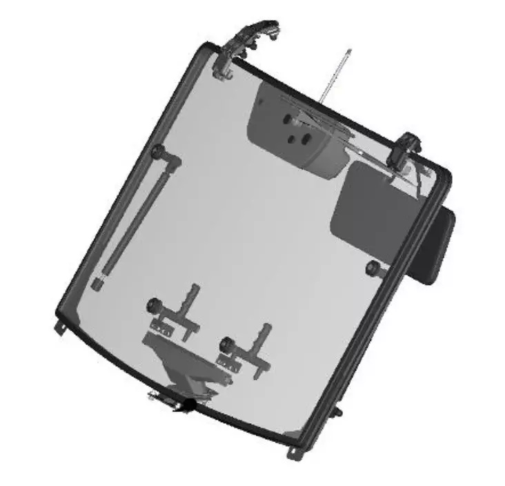 DFK Frontpanel Premium Polaris Ranger XP 1000 + Diesel 2020-> - Reservdelar för DFK-värmehyttar - 723-32S12U10S10 - 1