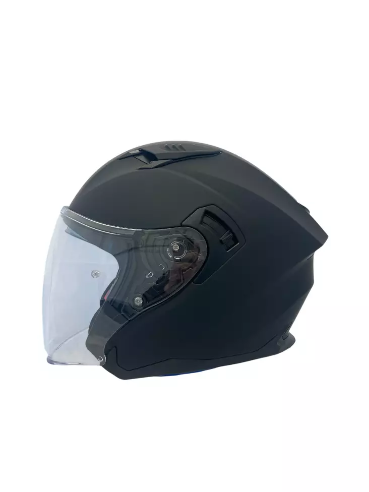 AMOQ Hjälm JI200 mattsvart - MC öppningsbara och öppna hjälmar - 745-25300 - 1