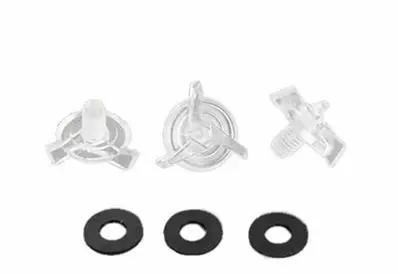 Airoh Aviator 2.1/2.2/Ace Twist Skärmskruv sats - Hjälm reservdelar - 57-9-6330 - 1