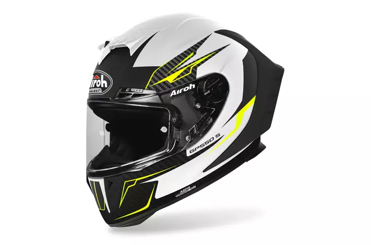 Integralhjälm Airoh GP550 S Venom matt vit - MC integralhjälmar - 57-20900-0 - 1