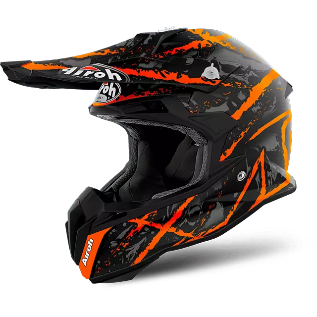 Crosshjälm Airoh Terminator 2.1 S Carnage, orange matt - Crosshjälmar - 57-8013-0 - 1