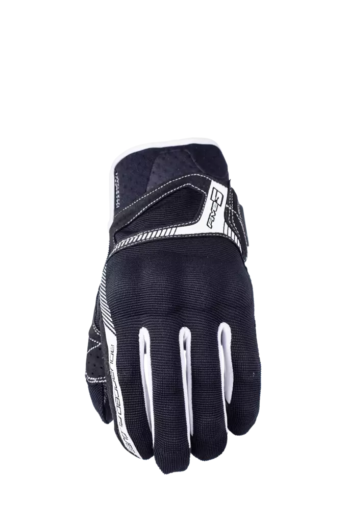 Handskar Five RS3, svart/vit - MC handskar - 661-5015-0 - 1