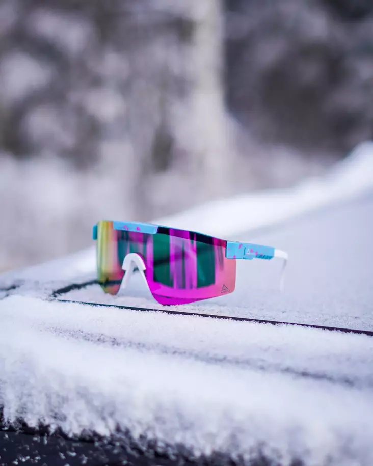 AMOQ Comet Solglasögon Ljusblå Splash - Rosé Spegellins - Solglasögon - 645-NO1-SHADES-10 - 1