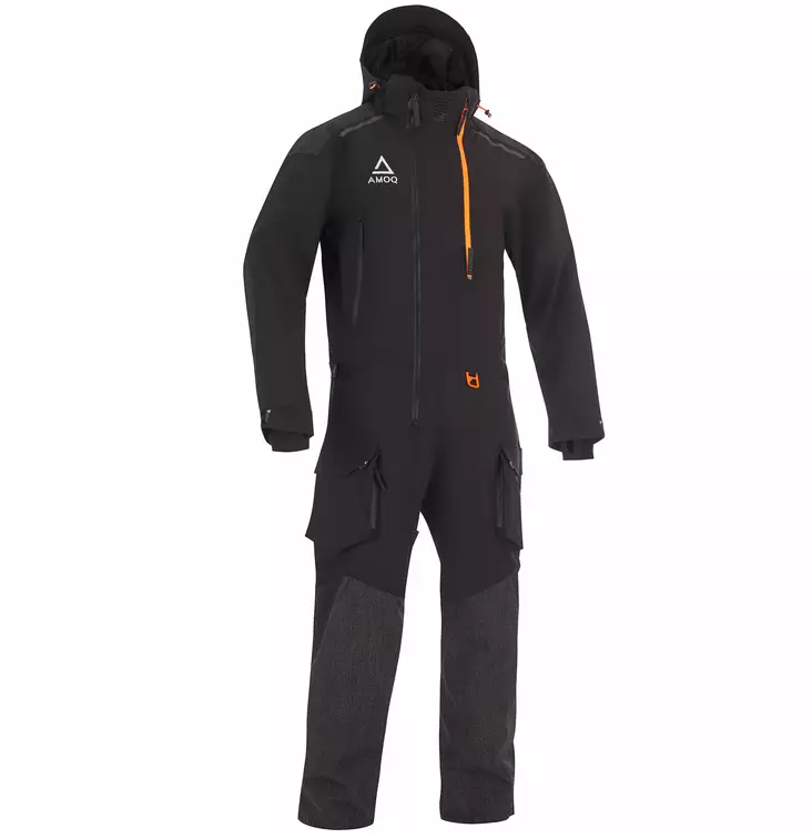 AMOQ Flex Light snöskoteroverall, svart - Skoteroveraller - 645-25140100 - 1