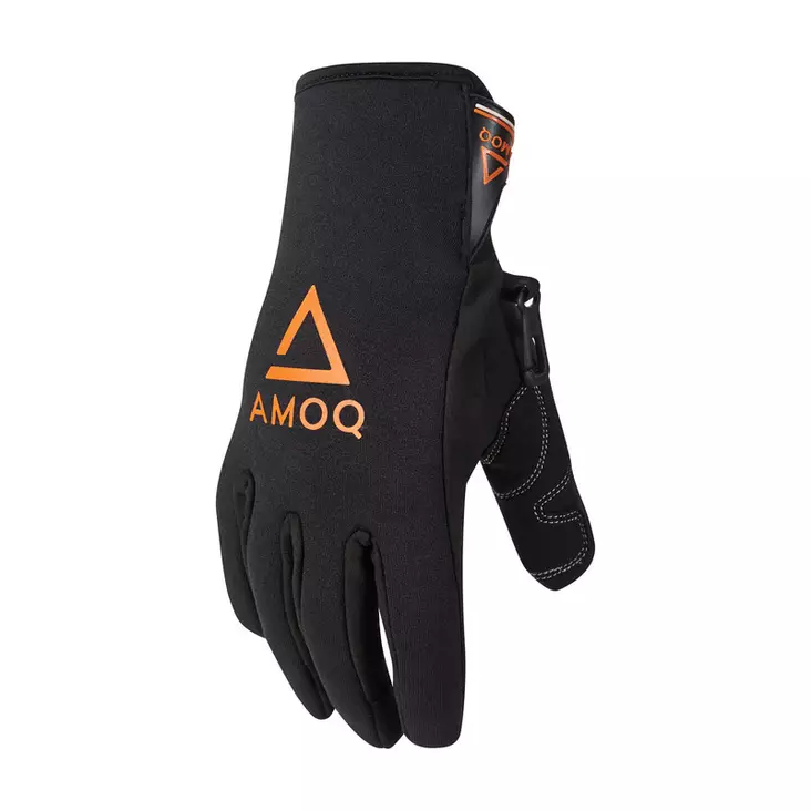 AMOQ Neoprene Handske Svart/Orange - Skoterhandskar - 645-23120208-0 - 2