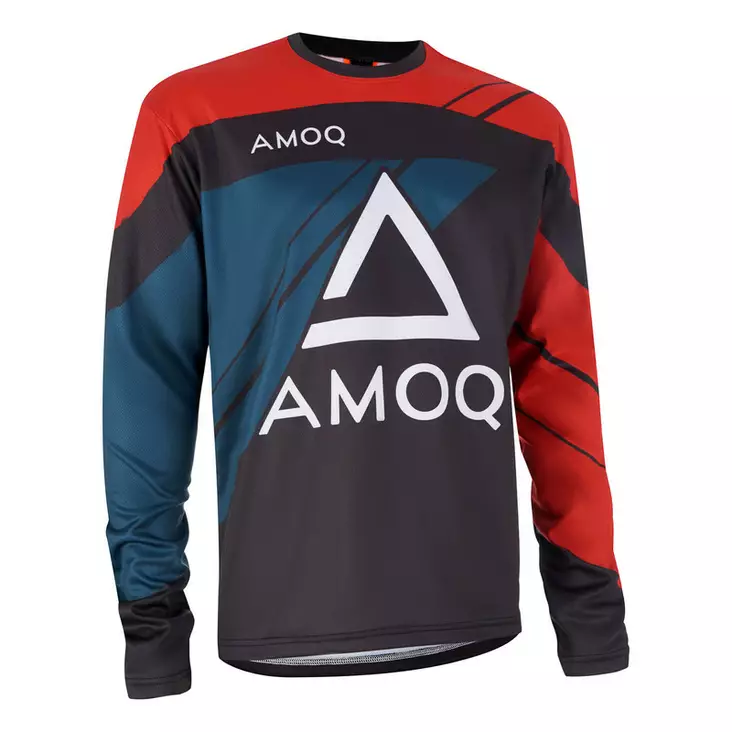 AMOQ Snowcross racingtröja, svart/röd - Skoterjackor - 645-22061606-0 - 1