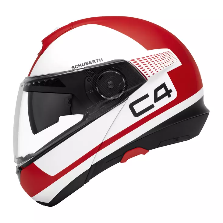 Schuberth Hjälm C4 legacy röd - MC öppningsbara och öppna hjälmar - 51-1717-0 - 1