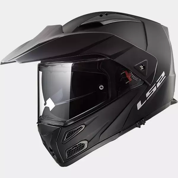 LS2 Hjälm FF324 METRO EVO SOLID matt svart - MC öppningsbara och öppna hjälmar - 636-8034-0 - 1