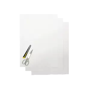 Blackbird Klisterark klar 47x33cm (3st) - Motocross nummerdekaler - 381-505180 - 1