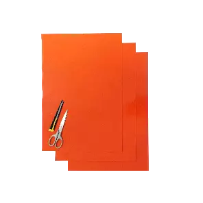 Blackbird Klisterark orange 47x33cm (3st) - Motocross nummerdekaler - 381-505190 - 1