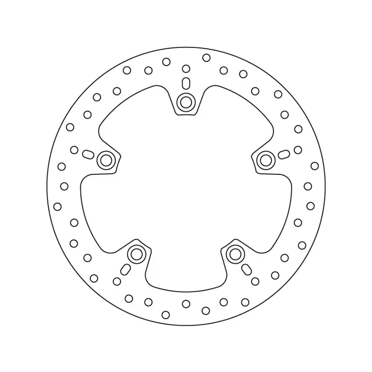 Brembo Bromsskiva Serie Oro - MC Bromsskivor - 232-68B407C0 - 1