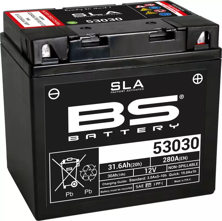 BS Battery 53030 (FA) SLA - Sealed & Activated - BS batteri - 140-300880 - 1