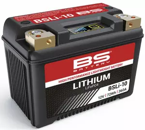 BS Battery BSLI-10 Lithiumbatteri - BS batteri - 140-360110 - 1