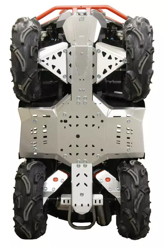 Skid plate full set (aluminium): CanAm G2 Outlander: 650/850/1000: (2017-2018) - ATV aluminium hasplåtar - 0218800 - 1