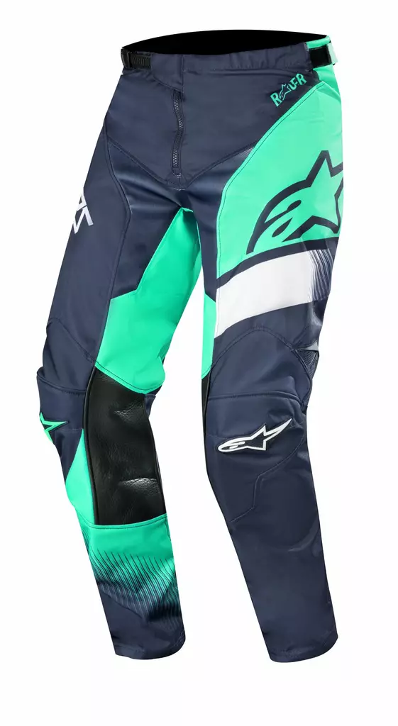 Crossbyxa Alpinestars Racer Supermatic, mörkblå/cyan/vit - Crossbyxor - D247960 - 1