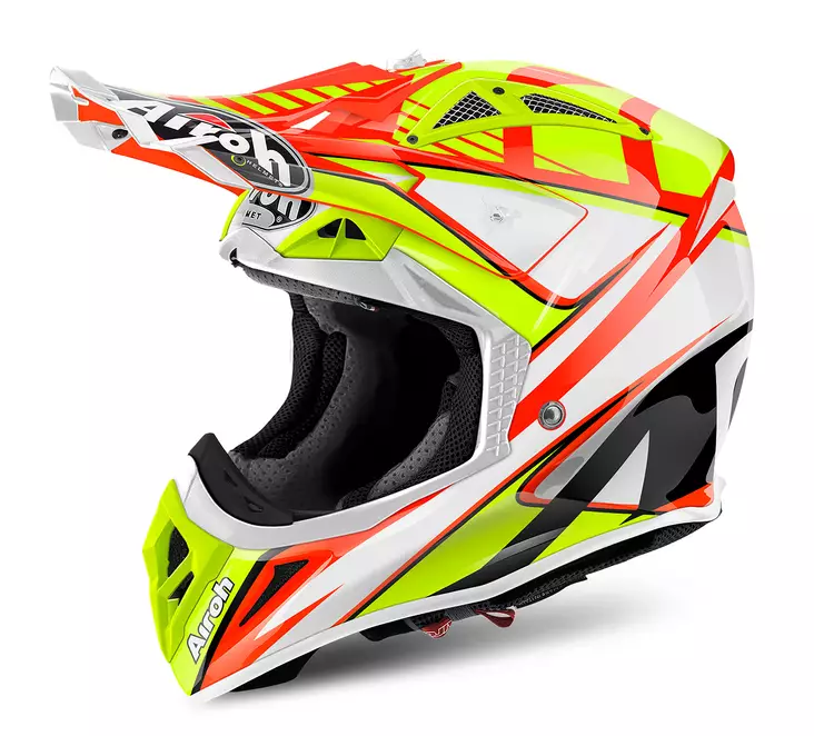 Crosshjälm Airoh Aviator 2.2 Double, orange - Crosshjälmar - 57-8006-0 - 2