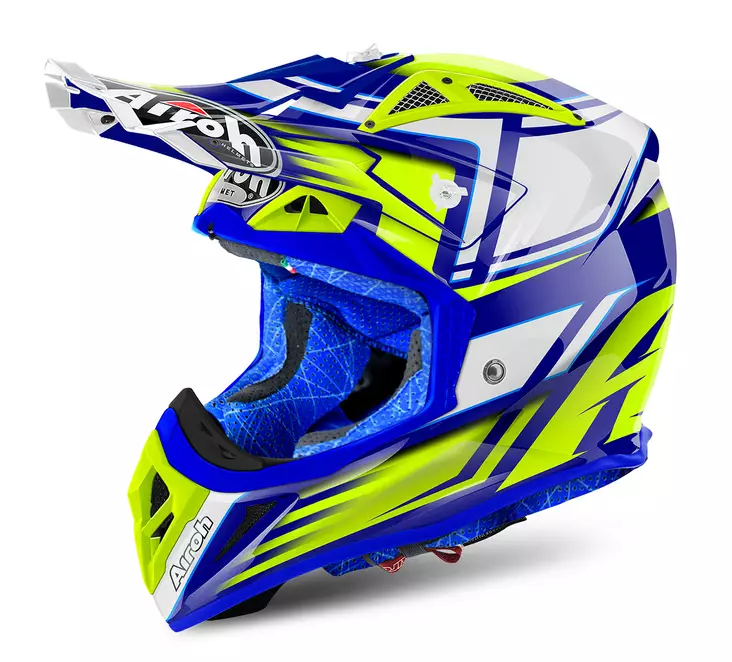 Crosshjälm Airoh Aviator 2.2 Restyle, gul - Crosshjälmar - 57-8002-0 - 2