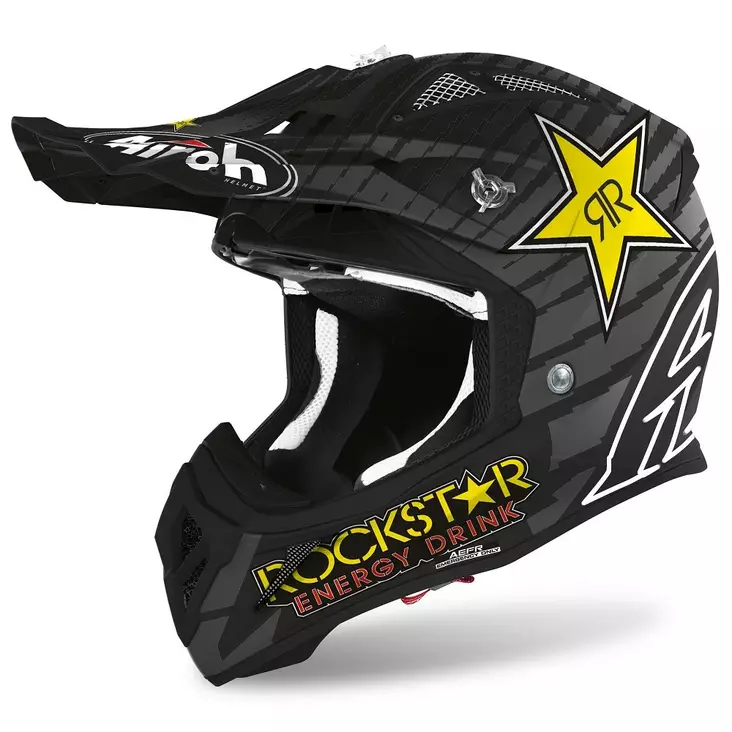 Crosshjälm Airoh Aviator Ace Rockstar 2020 matt - Crosshjälmar - 57-2020-0 - 1