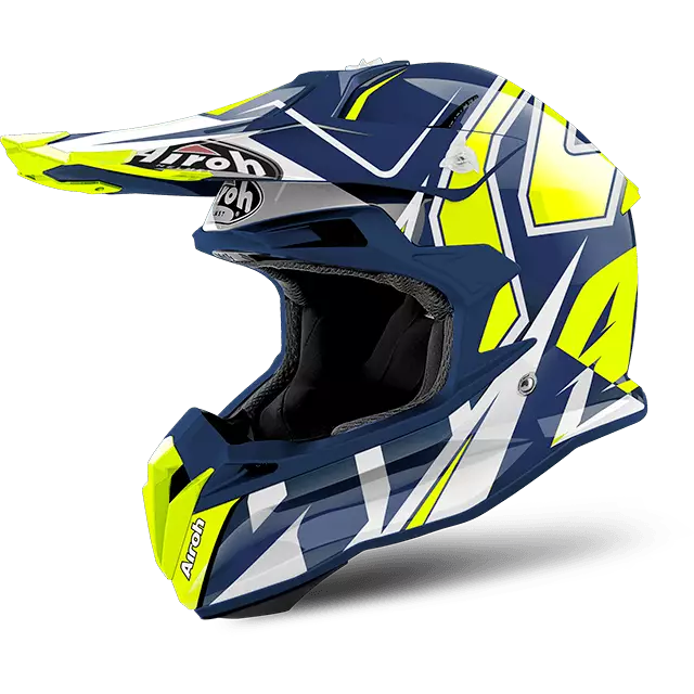 Crosshjälm Airoh Terminator Open Vision Shock, blå - Crosshjälmar - 57-8016-0 - 1