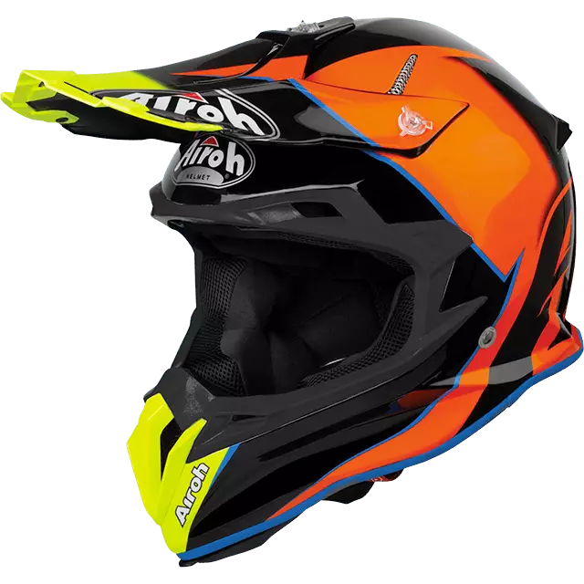 Crosshjälm Airoh Terminator Open Vision HPC Slider, azure glansig - Crosshjälmar - 57-1921-0 - 1