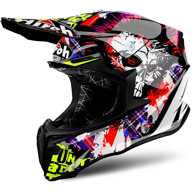 Crosshjälm Airoh Twist Crazy, svart - Crosshjälmar - 57-8018-0 - 1