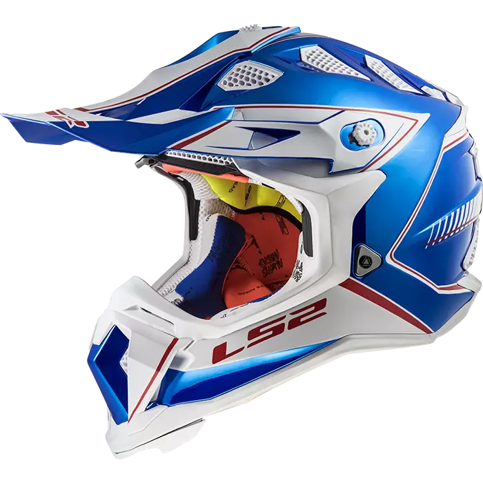 Crosshjälm LS2 MX470 Power, chrome blå - Crosshjälmar - 636-1918-0 - 1