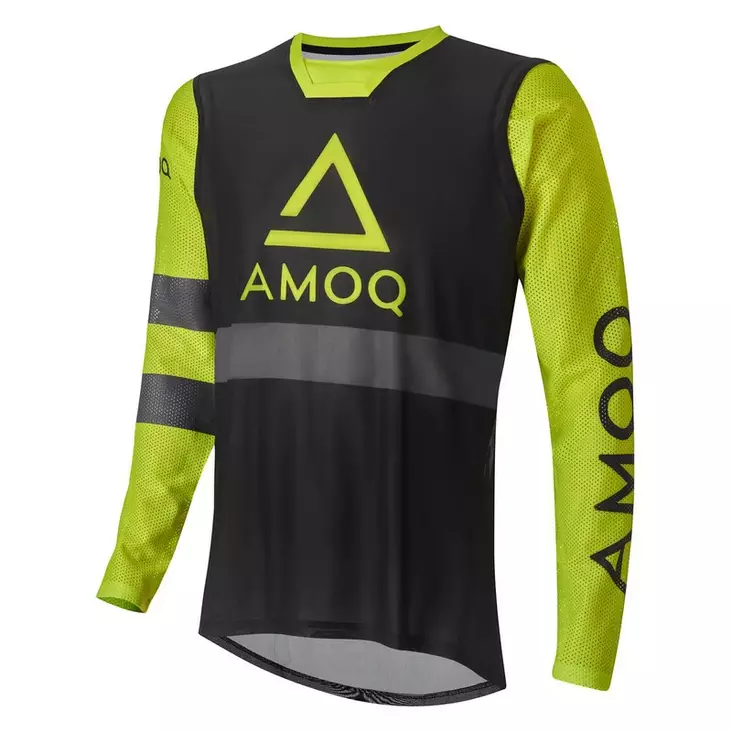 Crosströja AMOQ Airline Mesh, svart/ hiVis - Crosströjor - 645-23240304-0 - 2