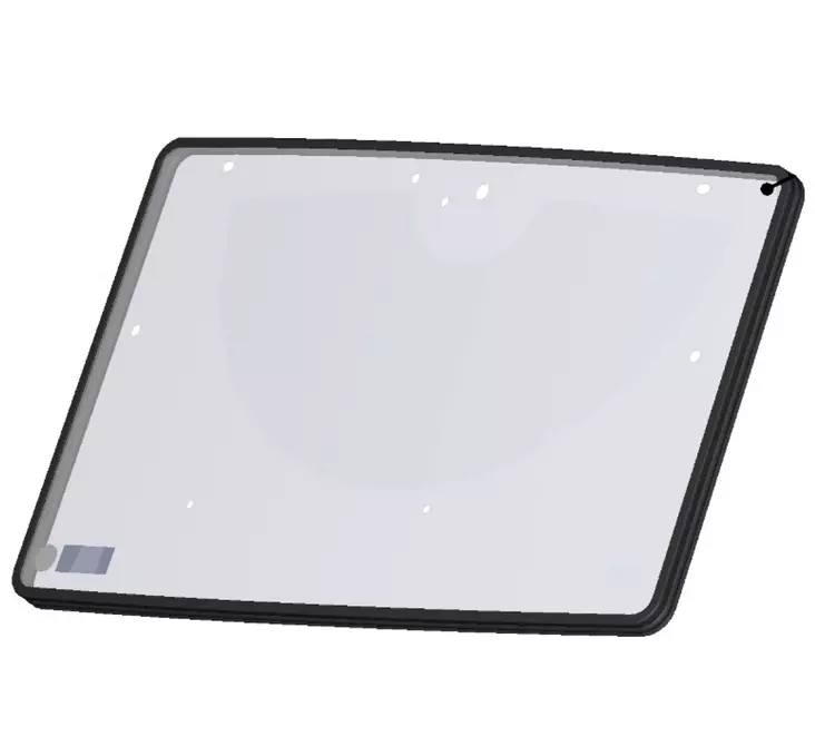 DFK Framruta + tätning Polaris Ranger 570 Midsize - Reservdelar för DFK-värmehyttar - 723-32S09U02-10M00 - 1