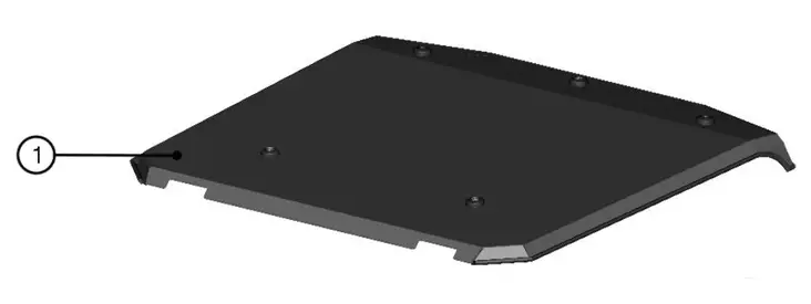 DFK Tak komplett Can-Am Maverick Trail - Reservdelar för DFK-värmehyttar - 723-52S05U01S30 - 1