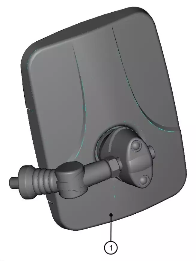 DFK Spegel (separat, 1st.) Can Am Defender Traxter Maverick - ATV vindrutor - 723-005660 - 1