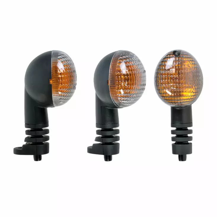 Forte Blinkers, Oval, Peugeot / Universal, Svart - Blinkers - 15-71660 - 1