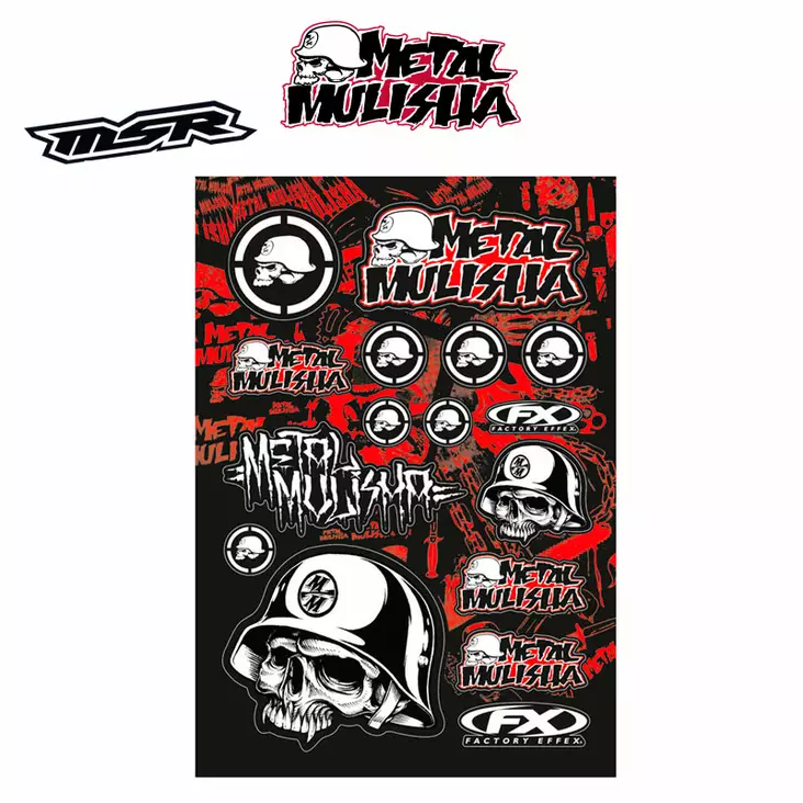 Dekal-kit FX Factory Effex, Metal Mulisha - MC Dekaler - 14-68050 - 1